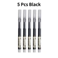 5 black pen