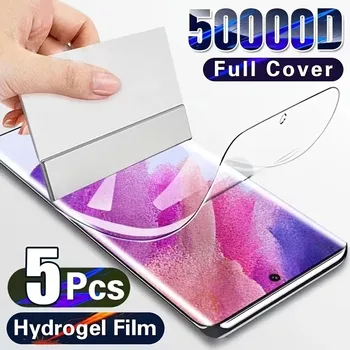 Pellicola idrogel da 5 pezzi per Samsung Galaxy S24 S25 S26 Ultra S26 HD, protezione per schermo