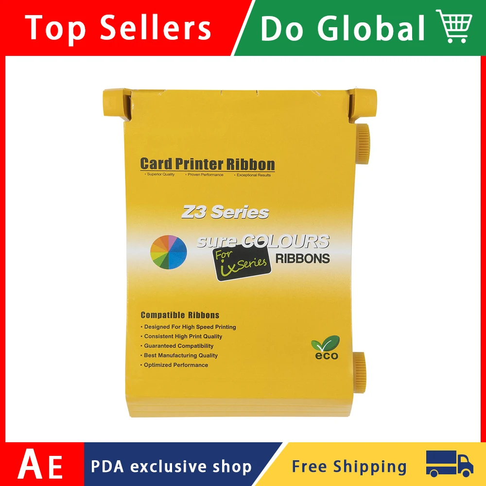 

ZXP Series 3 Color YMCKO Ribbon for Zebra ZXP3 Printer 800033-840 200 Prints,Free Shipping