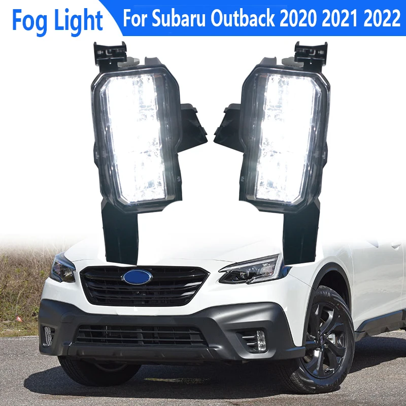 LEDDRLFogLightsFogLampForSubaruOutback202020212022LED