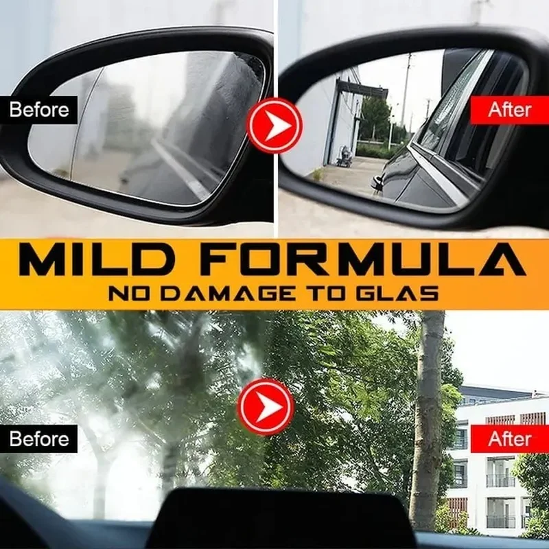 50g Auto Glass Oil Film Removal Cream Windshield Remover Descaling Cleaner Heavy Dirt Cleaning Cream