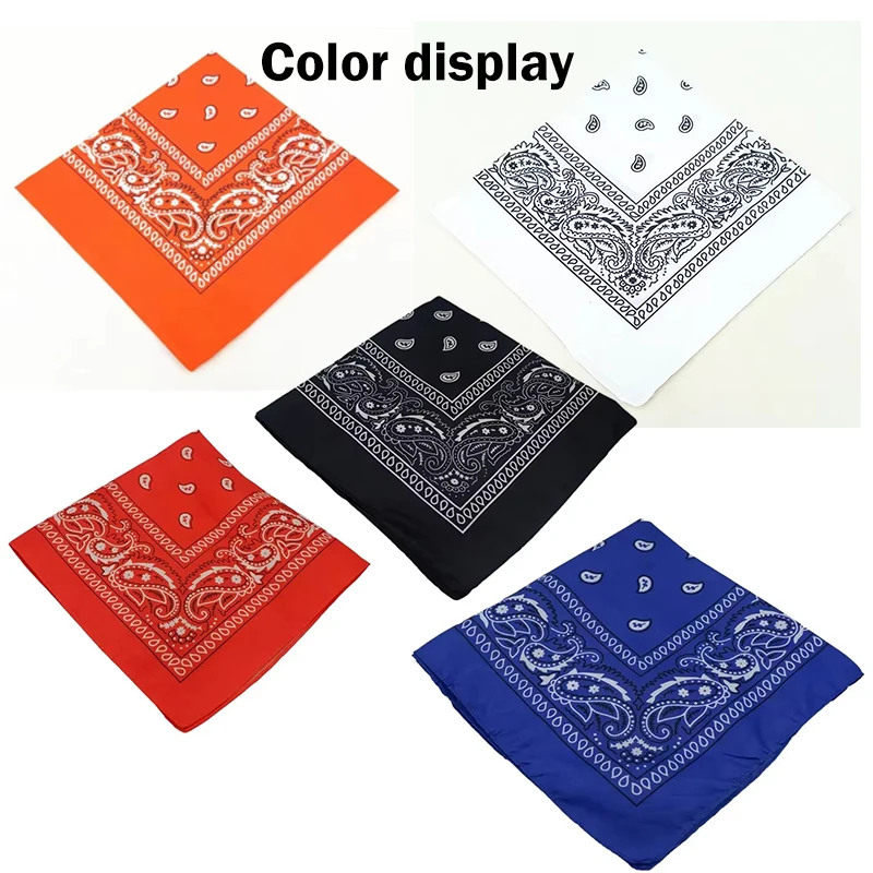 Summer Hiking Headscarf Multi-purpose Mask Handkerchief Bohemian Style Printed Headscarf Hip-hop Headscarf