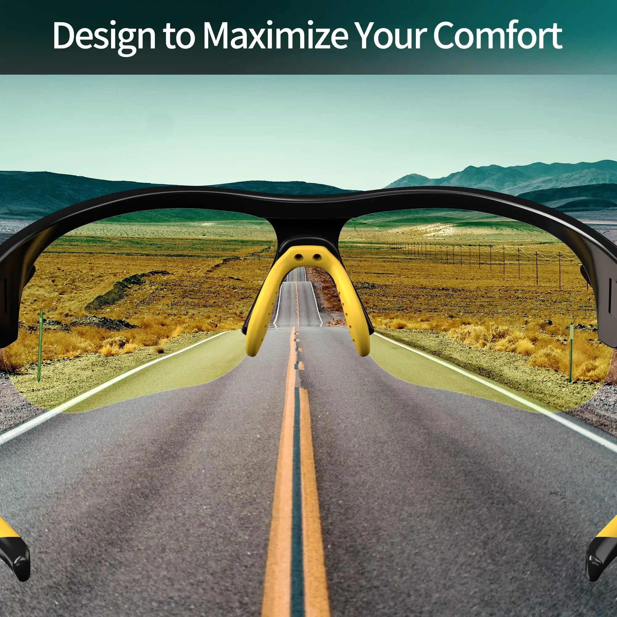 High Quality Men's Glasses Anti-Glare Polarized Sunglasses Goggles Glasses Night Vision Goggles Driver Eyewear Riding Glasses