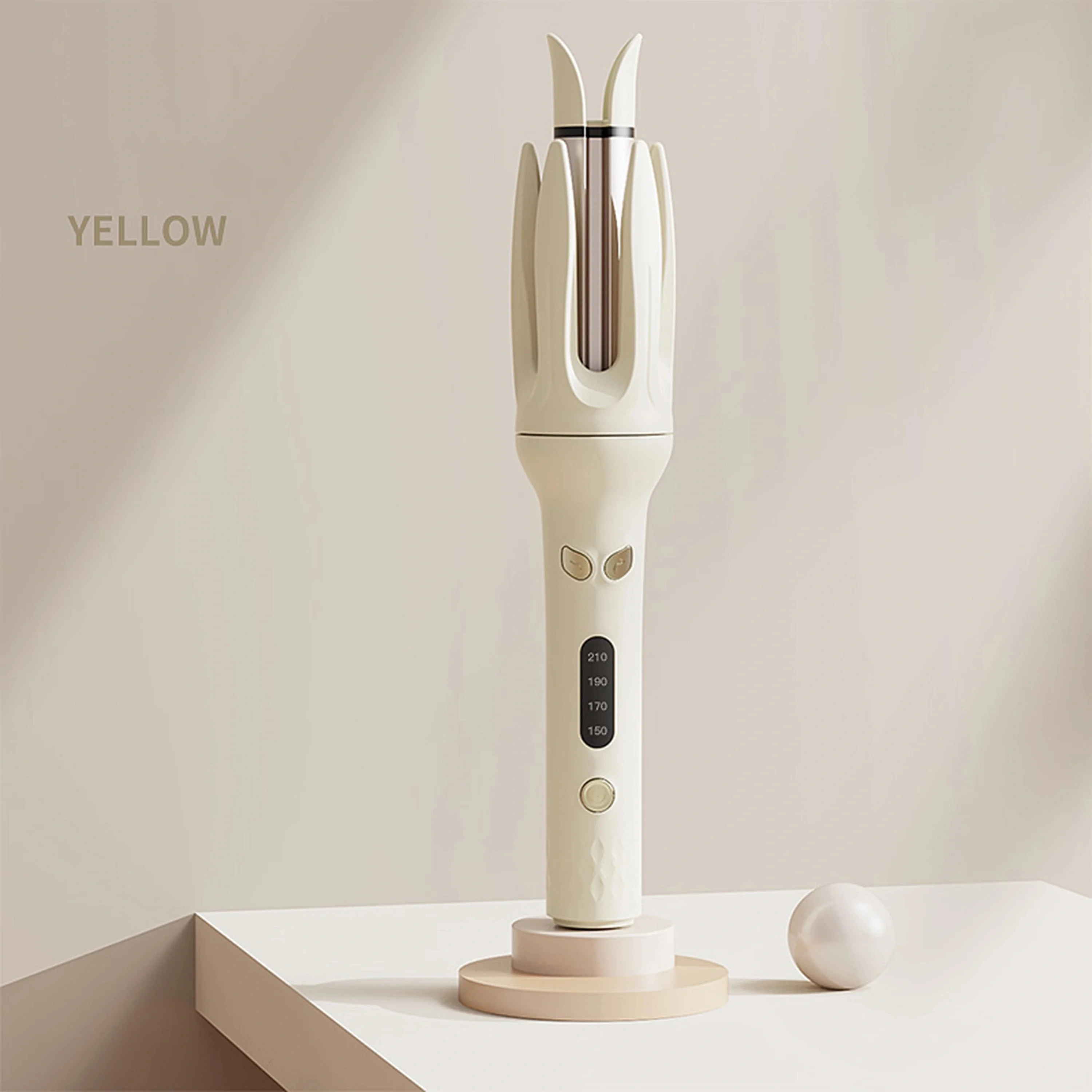 Automatic hair curler: 28mm barrel, 4 temperature modes, negative ion generator, smart timer and sensor, anti-burn