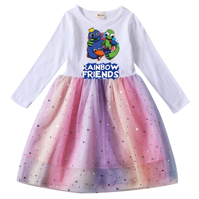 Girls Rainbow Friends Dress 