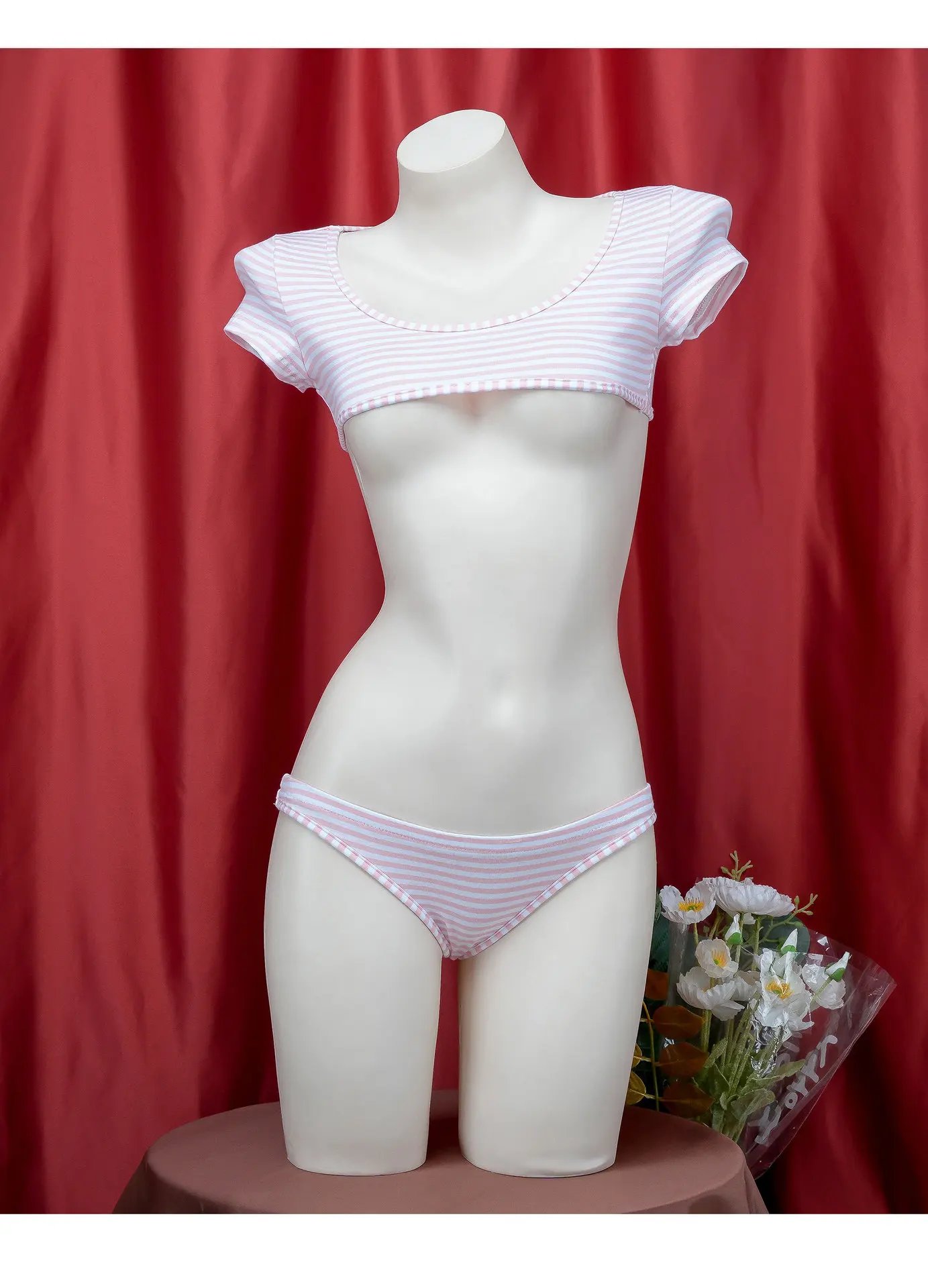 Bikini giapponese a righe - Dettaglio materiale