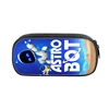 Astro Pencil Case Bot Cartoon Robert Pen Bag Kids Big Capacity Students School Cosmetic Pencilcases 2