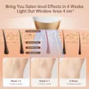 Aopvui Laser Hair Removal Device for Women and Men, IPL Permanent Hair Remover 999900 Flashes for Arm Leg Back Whole Body Us 2