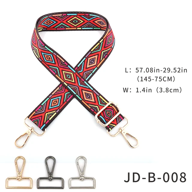 Handbag Straps for Crossbody Adjustable Bag Accessories Belt For Bag Accessories Handbag Belt Wide Nylon Shoulder bag Straps JD-B-008