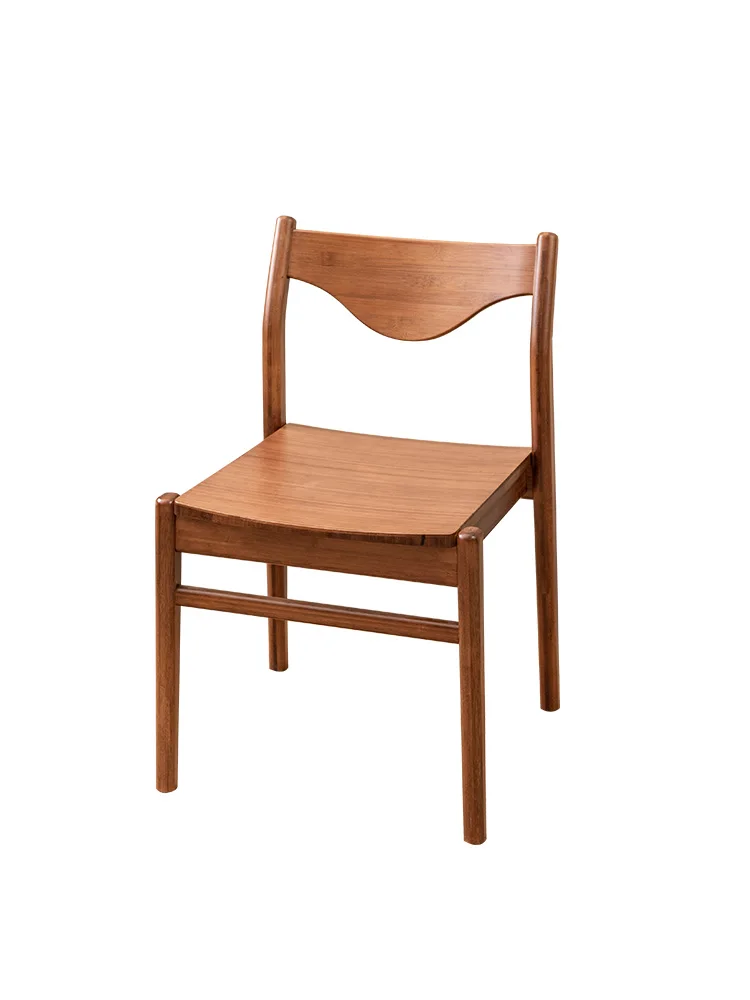 

HXL Chair Dining Chair Simple Desk Stool Study Armchair Solid Wood Bamboo Chair