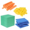 126pcs/Set Math Counting Cube Connector Building Toy Foam Blocks Learning Children Stack Toys Educational Learning Counting Toy 1