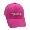 Reputation Baseball Cap Embroidery Retro Style Dad Hat Cotton Unisex Concert Hats Adjustable 5
