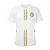 2025 Senegal National Home Jersey Outdoor Sweat Absorbent Quick Dry Soccer Jersey Summer Classic Casual Loose T-Shirt 2