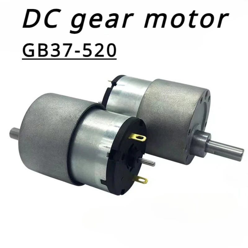 High Torque Gear Motor All Metal Gear Box Motor Elétrico Jgb37520 dc 6v 12v 24v 12 22 35 45 66 107 200 320 600 960rpm