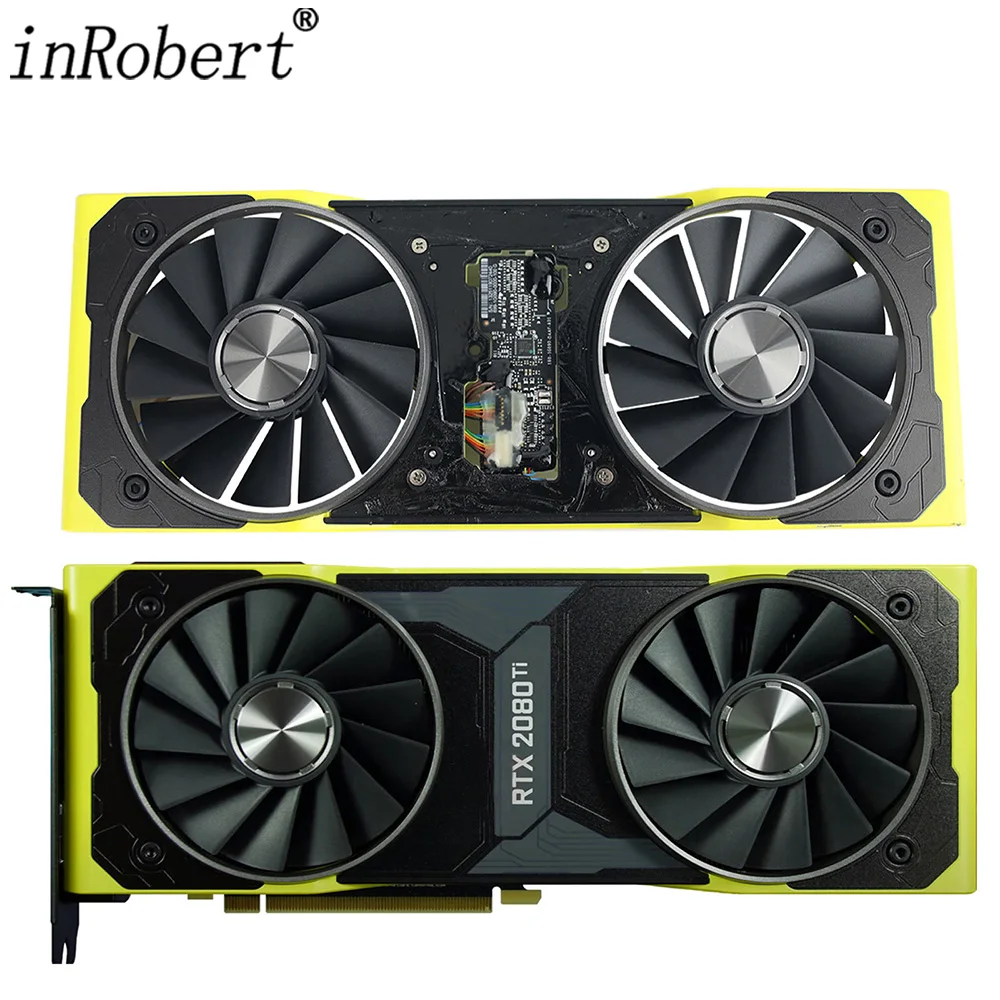 Ventola Per Scheda Video Muslimexayp Da 85Mm Con Guscio Per Dissipatore Di Calore Nvidia Geforce Rtx 2080 Ti Cyberpunk Gpu Cooler