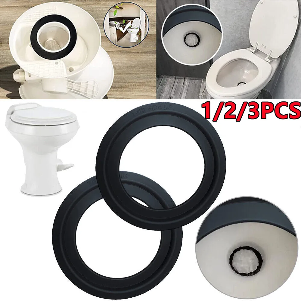 3pcs Gasket Rv Toilet Seal Kit Camper Trailer Compatible With Dometic  300series