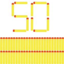 50PCS Round Head Foam Darts (Round Head Yellow)