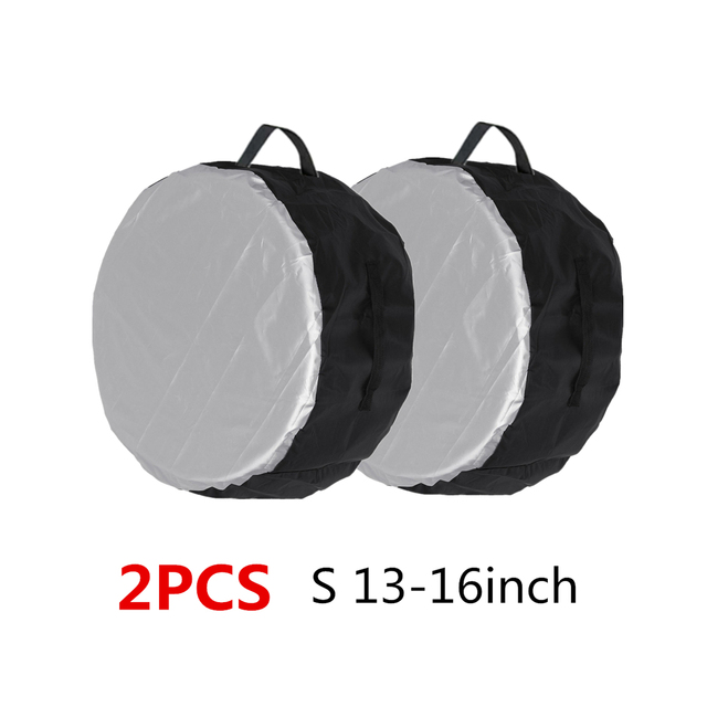 Universal Car Spare Tire Covers Case Tires Storage Bags Auto Wheel Tires Storage Bags Vehicle Tyre Waterproof Polyester Bag