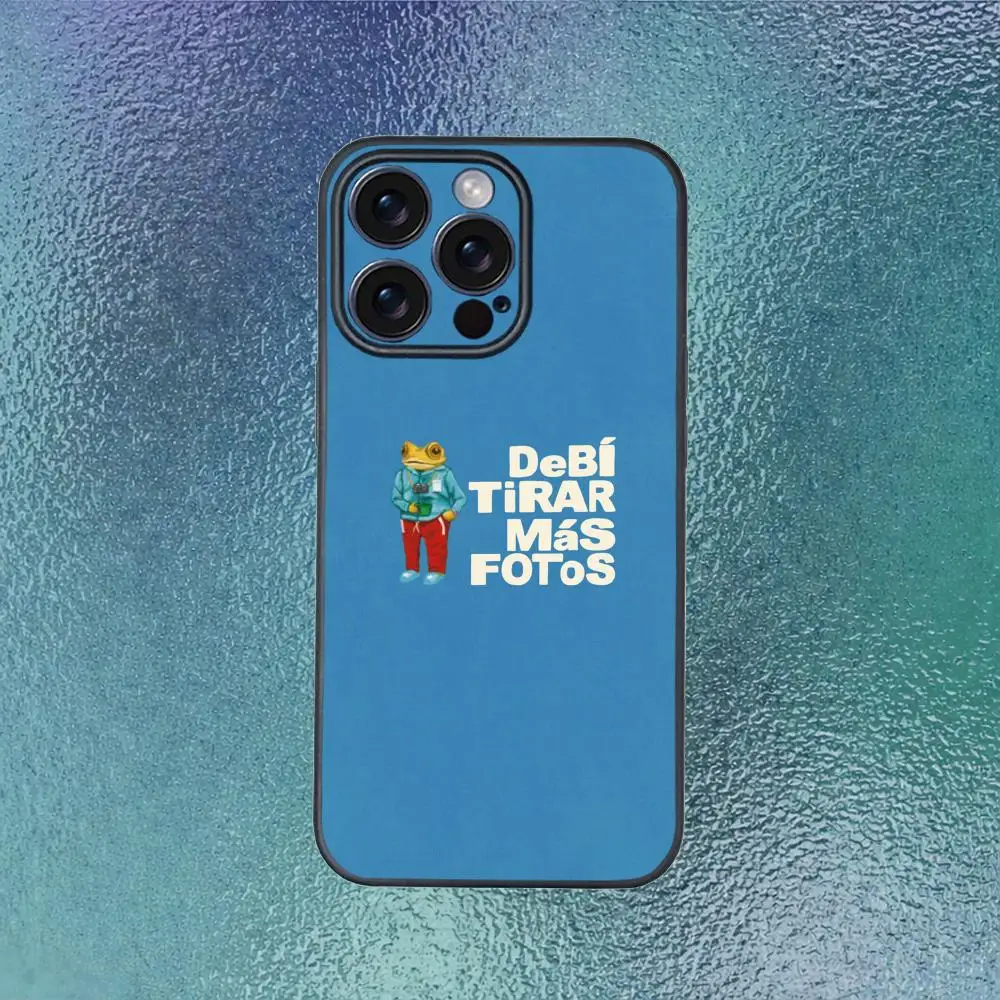 Bad Bunny Inspired Black Frosted Soft Shell Phone Case