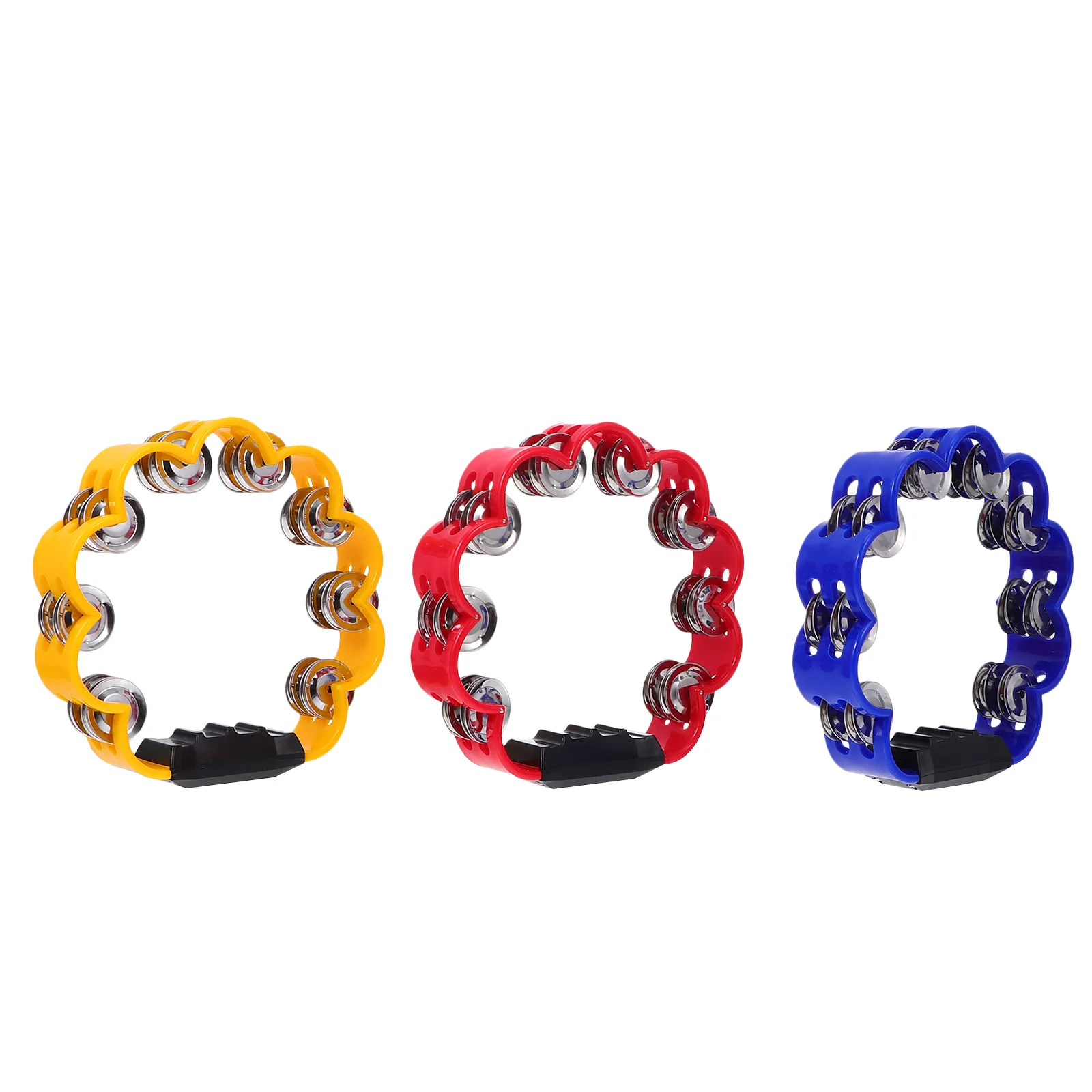 3 Pcs Hub Ring Hand Bell Toys Handheld Bells Kids Instruments Musical Stainless Steel Jingle Child Toddler Children