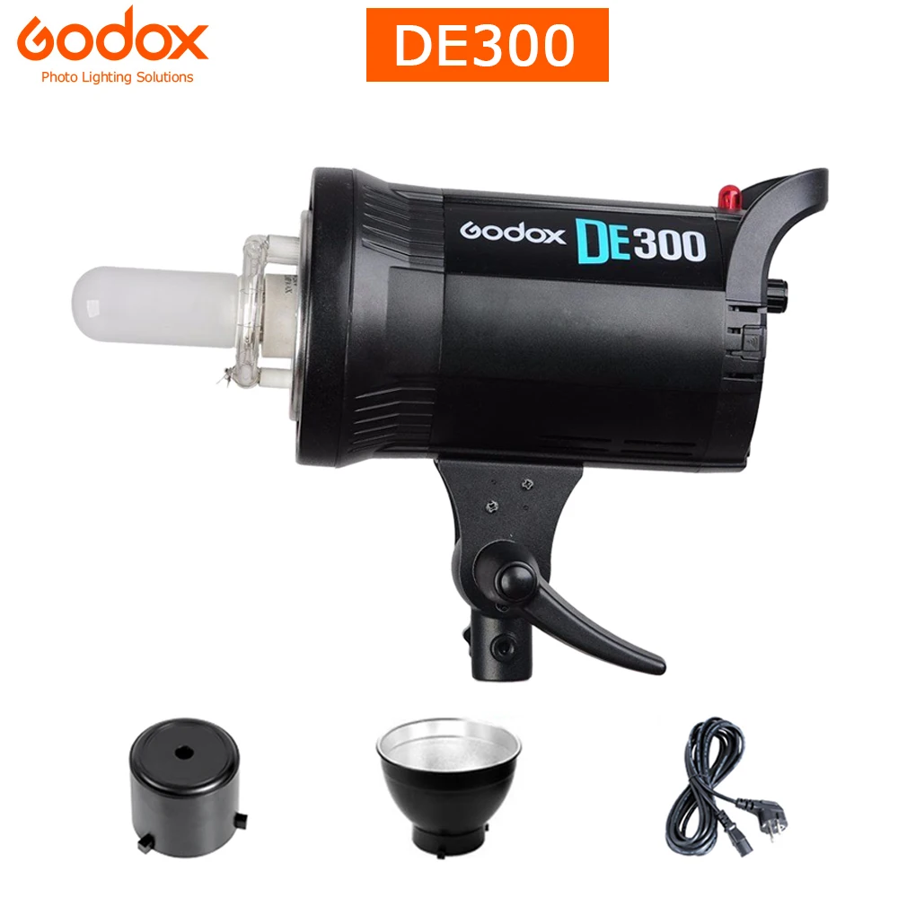 Godox De300 300w Compact Studio Flash Light Strobe Lighting Lamp Head godox-de300-300w-compact-studio-flash-light-strobe-lighting-lamp-head