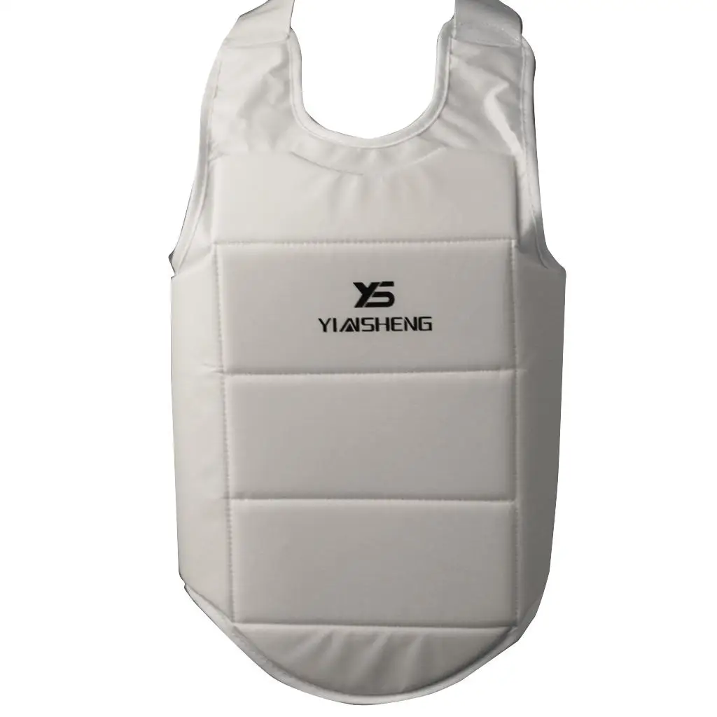 Men Women Karate Chest Guard Taekwondo MMA Martial Art Chest Body Protector