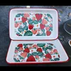 Rectangular Enamel Serving Trays Under-glaze Colored Heat-Resistant for Oven, Versatile for Home Dining and Party, Easy To Clean 6