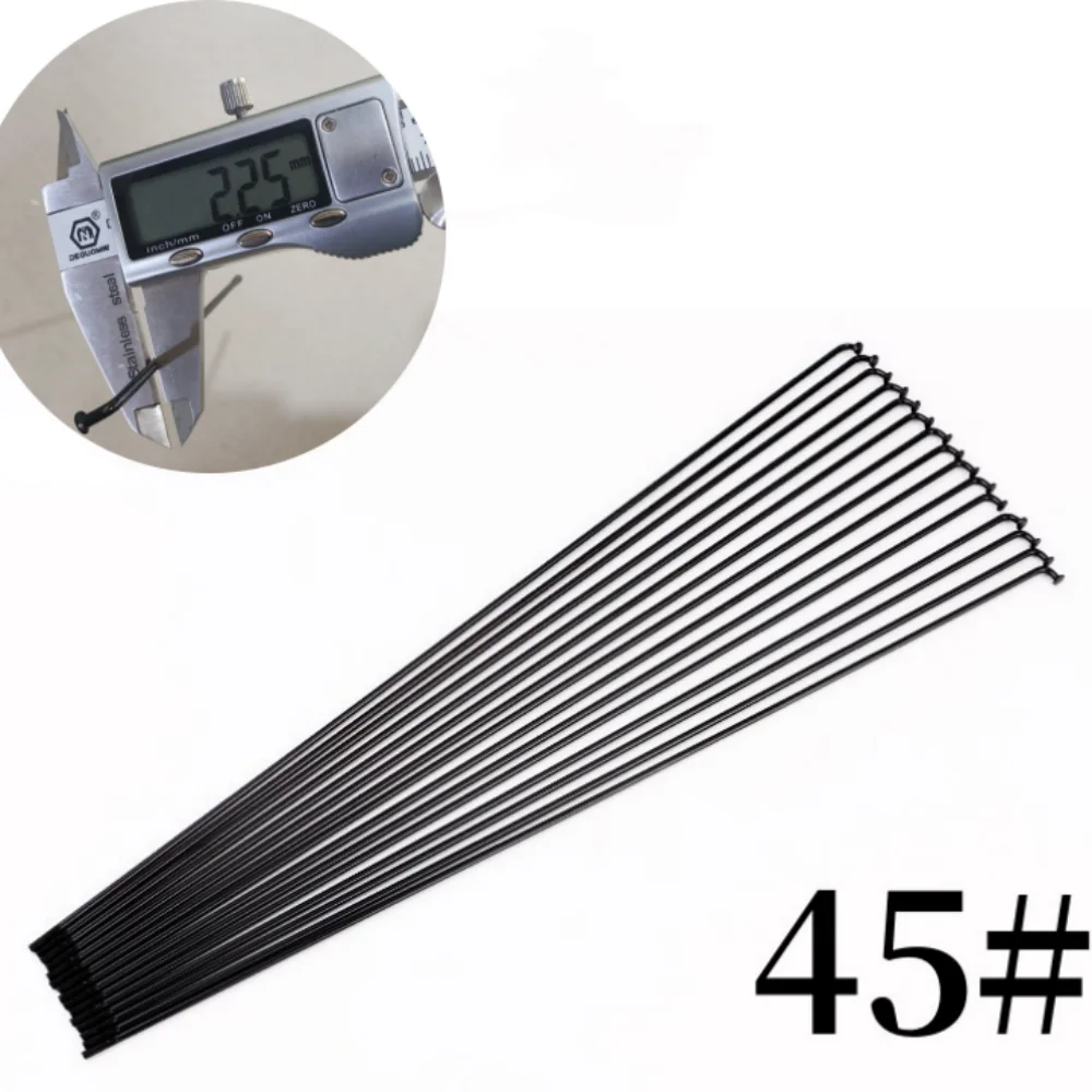 Lot De 24 Rayons Et Tétons De Vélo En Acier 255 Mm, 275 Mm, 289 Mm