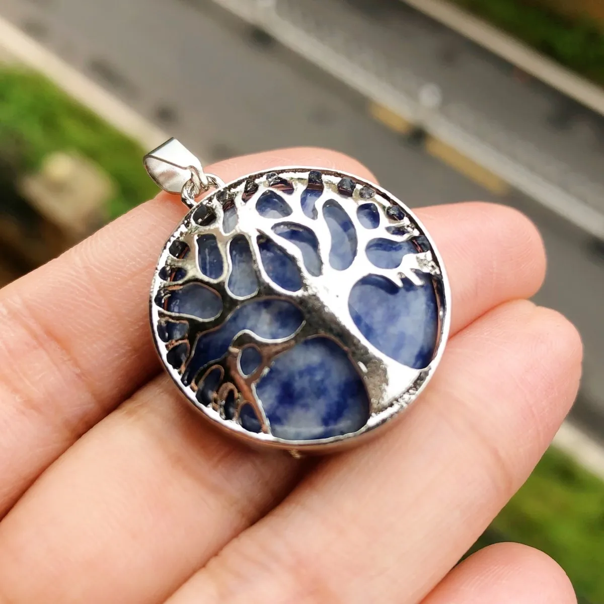 Collana Vintage Con Ciondolo Albero Della Vita In Ametista Naturale E Filo Di Rame - Reiki, Cristallo Curativo Per Chakra