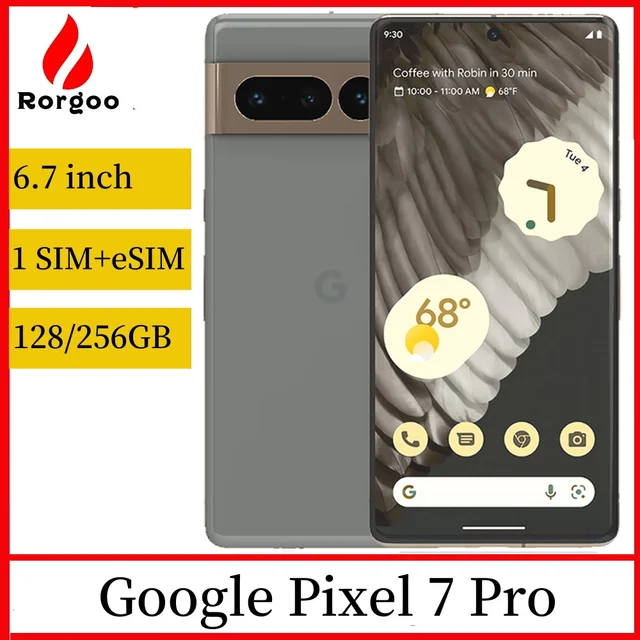 Google Pixel 7 Pro 7Pro 5G 12GB RAM 128/256GB ROM 6.7" AMOLED NFC Google Tensor G2 Octa Core Unlocked Android Original Phone