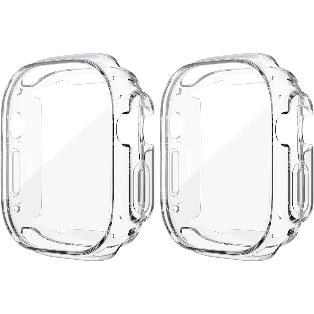 Ekran Koruyucu Kılıf Kapak Apple Watch Serisi 11 10 9 Ultra 9 4 3 2 SE 49MM 45MM 41MM 44MM 40MM 42MM 46MM 49 MM Aksesuarları