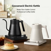 Bouilloire électrique intelligente à température constante 1000W, 700ml, pour café infusé à la main, avec bec col de cygne, idéale pour préparer du lait en poudre 6