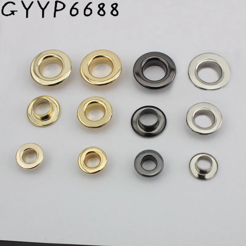 50200pcs copper 8mm 10mm 12mm pushed grommet bags metal fitting