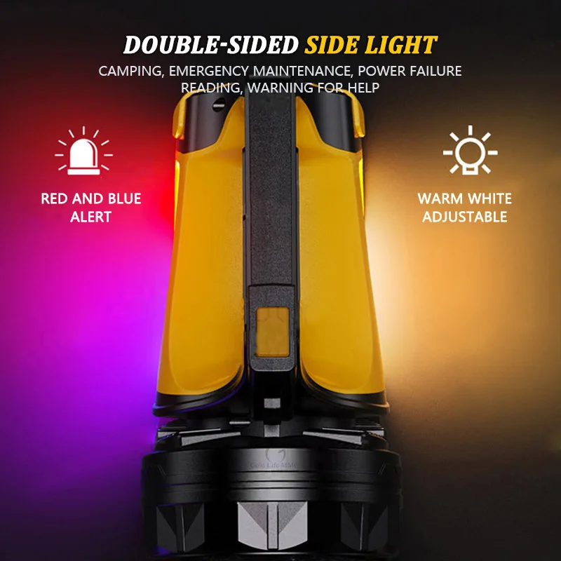 XHP70 Handheld Searchlight Powerful Lantern 18650 USB LED Camping Tent Tactical Lights Travel Long Lasting Rechargeable Lamps led flashlight led lights camping lamp led work light camping lights