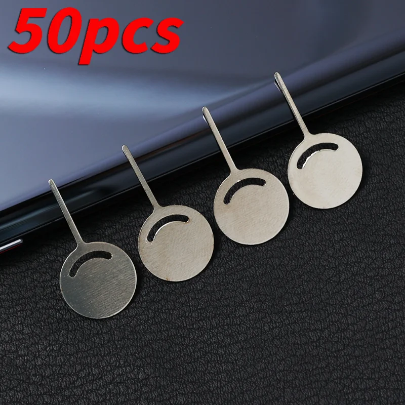 

50/10Pcs SIM Card Tray Card Needle Is Used for IPhone Xiaomi Samsung Google SIM Card Replacement and Disassembly Accessories
