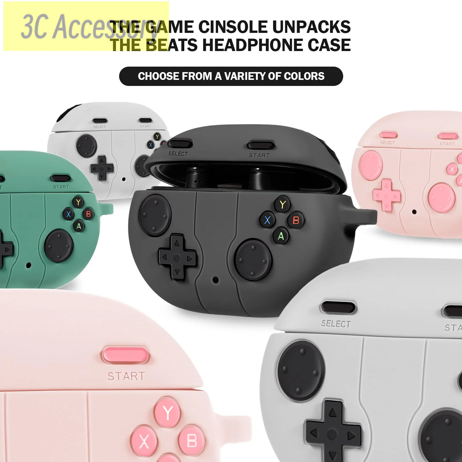 Custodia 3D Carina Per Beats Studio Buds & Beats Studio Buds Plus Con Portachiavi Custodia In Silicone Per Cartoni Animati Per Beats Studio Buds 2023 