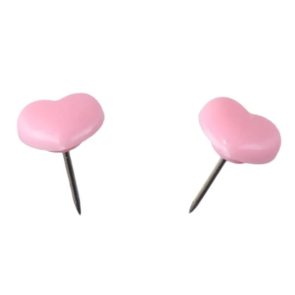 Push Pins Pink Heart Home Thumb Tacks Bulletin Boards