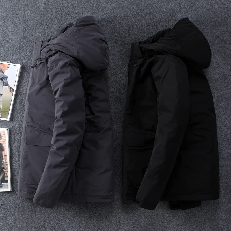 Down Jacket Man High Quality White Duck Down Coat Men Thick Warm Winter 2024 New Parkas For Men Short Feather Puffer Jacket Men