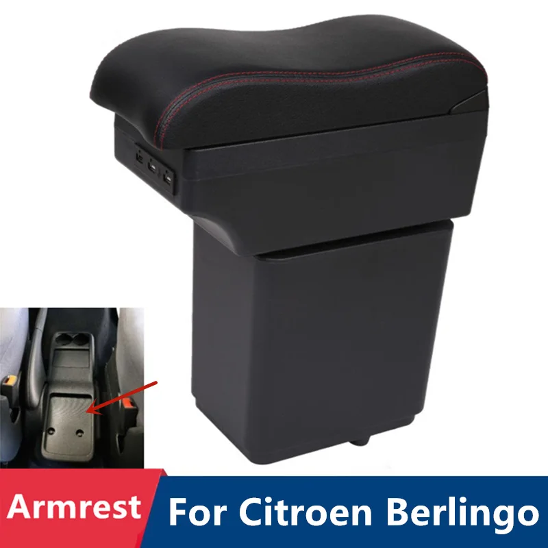 Für Citroen Berlingo Armlehne Retrofit teile Für Peugeot Partner tepee Auto Armlehne box auto zubehör Innen tails  34