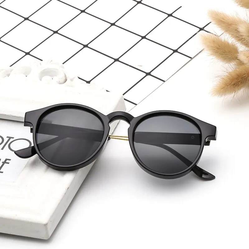 Sunglasses Retro Round Female Male Brand Design Transparent Female Sunglasses Men And Women Sunglasses Uv400 2023_voghion.com