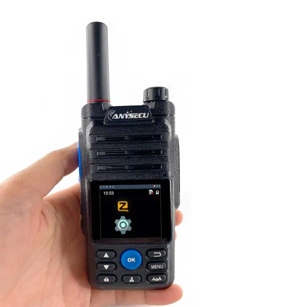 Anysecu 4G Netwerk Radio T56 6800Mah Of 8800Mah Batterij Ptt Zello Radio Android 5.1.1 Wifi Sim Card Poc Walkie Talkie