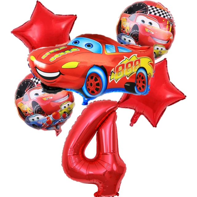 Ballon d'anniversaire Cars McQueen