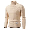 Christmas Red Pullover Sweaters Men's Sweater Knitted Turtleneck 5