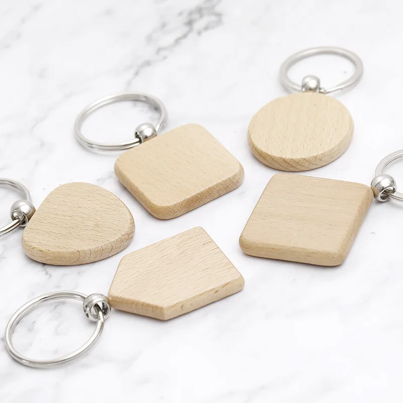 Personalized Wooden Keychain