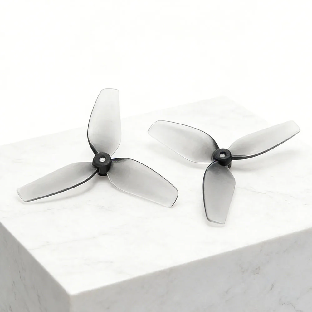 HQProp 3-Blade Micro Whoop Propellers - 45mm 1.5mm Shaft (10 Pairs)