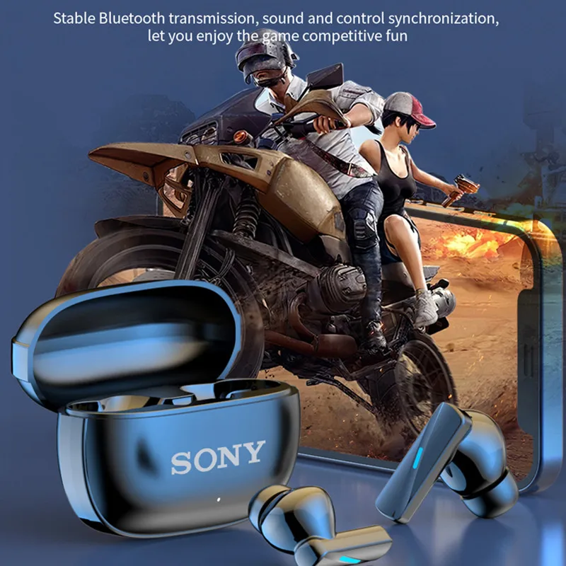 Sony True Wireless Bluetooth Earphones & Headphones In-ear Earplugs Waterproof Fitness Motion Music Hedset Flip Cover Earphone 3