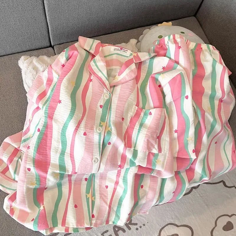 الدوبامين نمط الكورية النساء منامة مجموعة الخريف م...