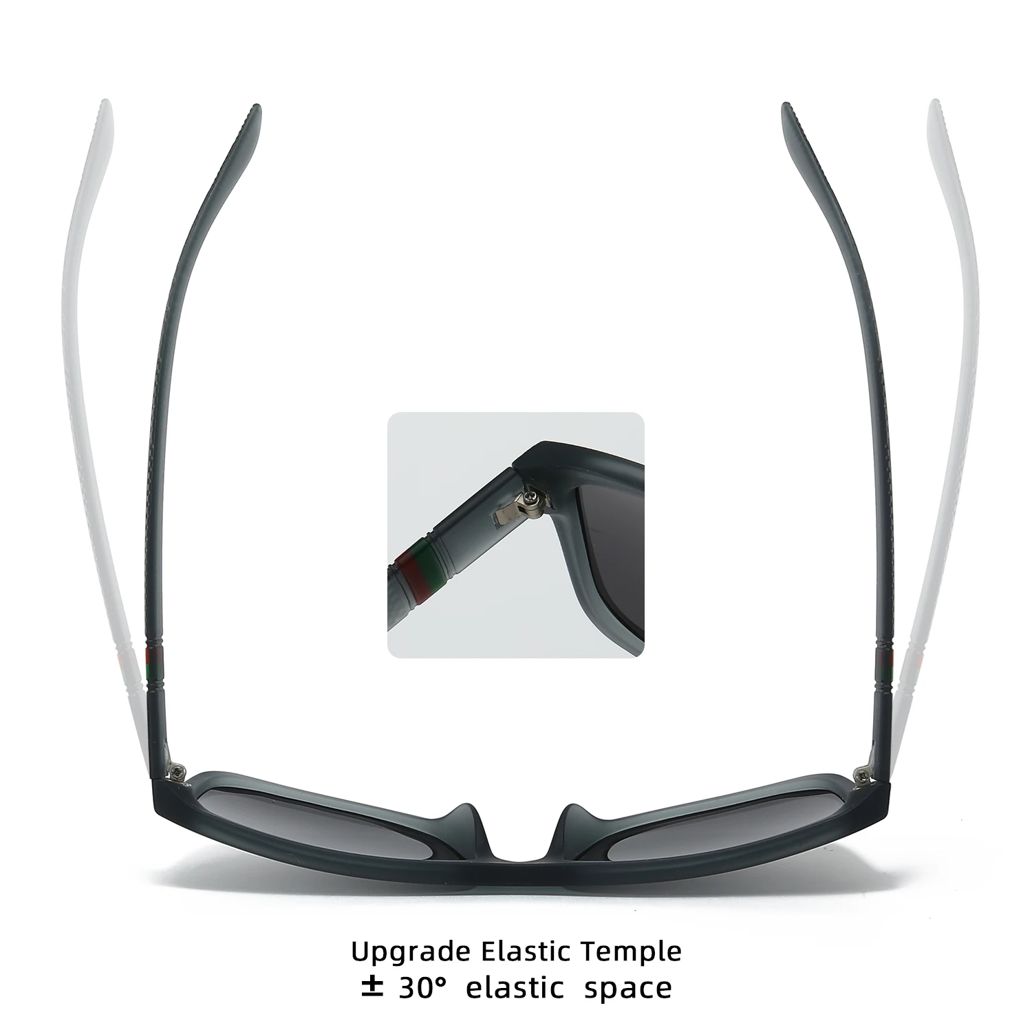 نظارات شمسية مستقطبة كبيرة الحجم للرجال ، نظارات شمسية مربعة عتيقة ، نظارات UV400