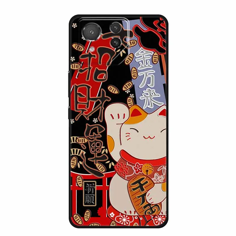 Premium 3D Embossed Black Silicone Soft Back Cover Case