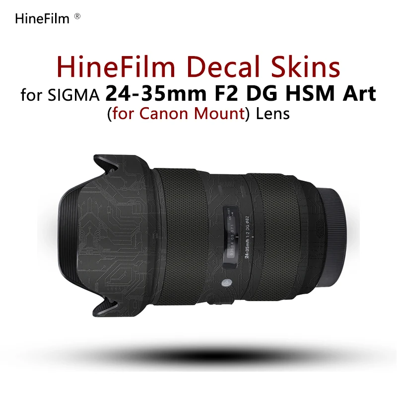 Sigma 24-35F2 Dg Hsm Ef Mount Lens Cover Sticker Decal Skin Per Sigma Art 24-35Mm F2 Dg Hsm Protector Coat Wrap Sticker Film
